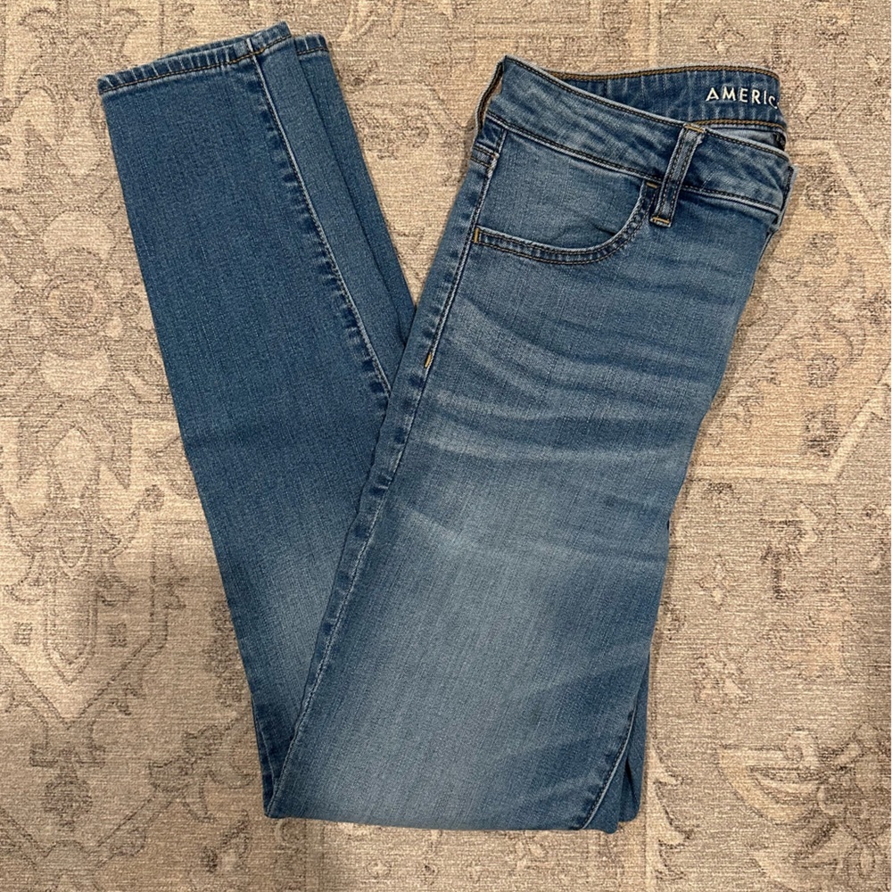American Eagle Outfitters Blue Denim Jeggings